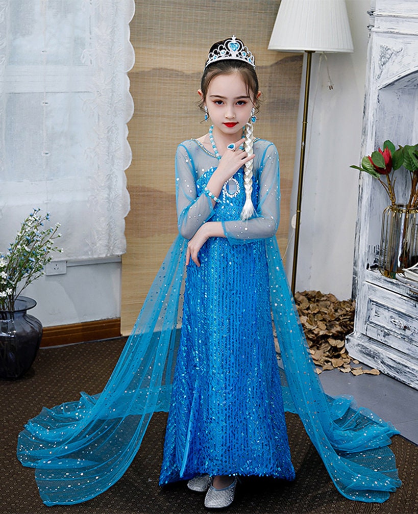 Elsa Dress for Girls Toddler Elsa Costume Cosplay Frozen 2 | Etsy