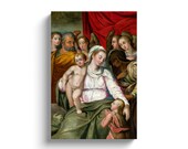 Madonna With Child Jesus, St Anne, St. John, St Joseph, and Angels, Saint Joseph, John the Baptist, saint anne, st anne, st anne de beaupre