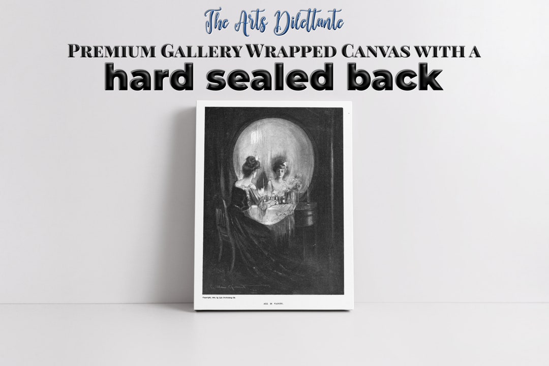All is Vanity by Charles Allan Gilbert 1902, Memento Mori, Psychedelic