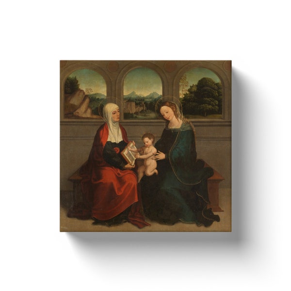 Madonna And Child With Saint Anne (by Juan Correa De Vivar), saint anne, st anne, st anne de beaupre, saint ann, blessed virgin mary, mary