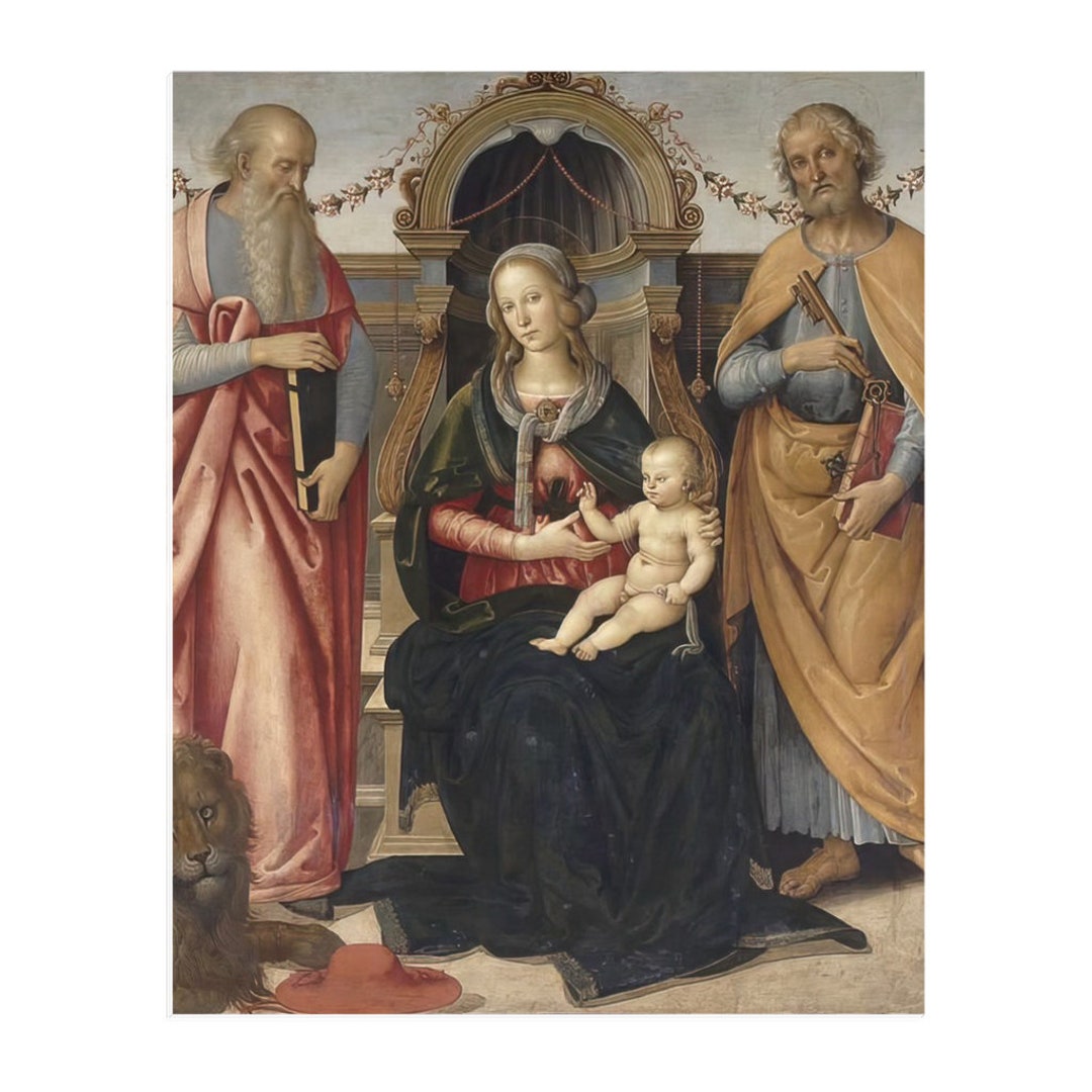 The Virgin Enthroned With the Child Between Saint Jerome and Saint ...