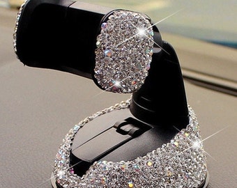 Crystal Car Cell Phone Holder + 2-Port Car U-S-B Char_ger + 4 Car Headrest Collars + 2 Bling Car Bottle Coasters Blue 8 Pack Bling Rhinestones Cell Phone Holder Set Crystal Car Cell Phone Holder + 2-Port Car U-S-B Char_ger + 4 Car Headrest Collars + 2 Bling Car Bottle Coasters Blue 8 Pack Bling Rhinestones Cell Phone Holder Set