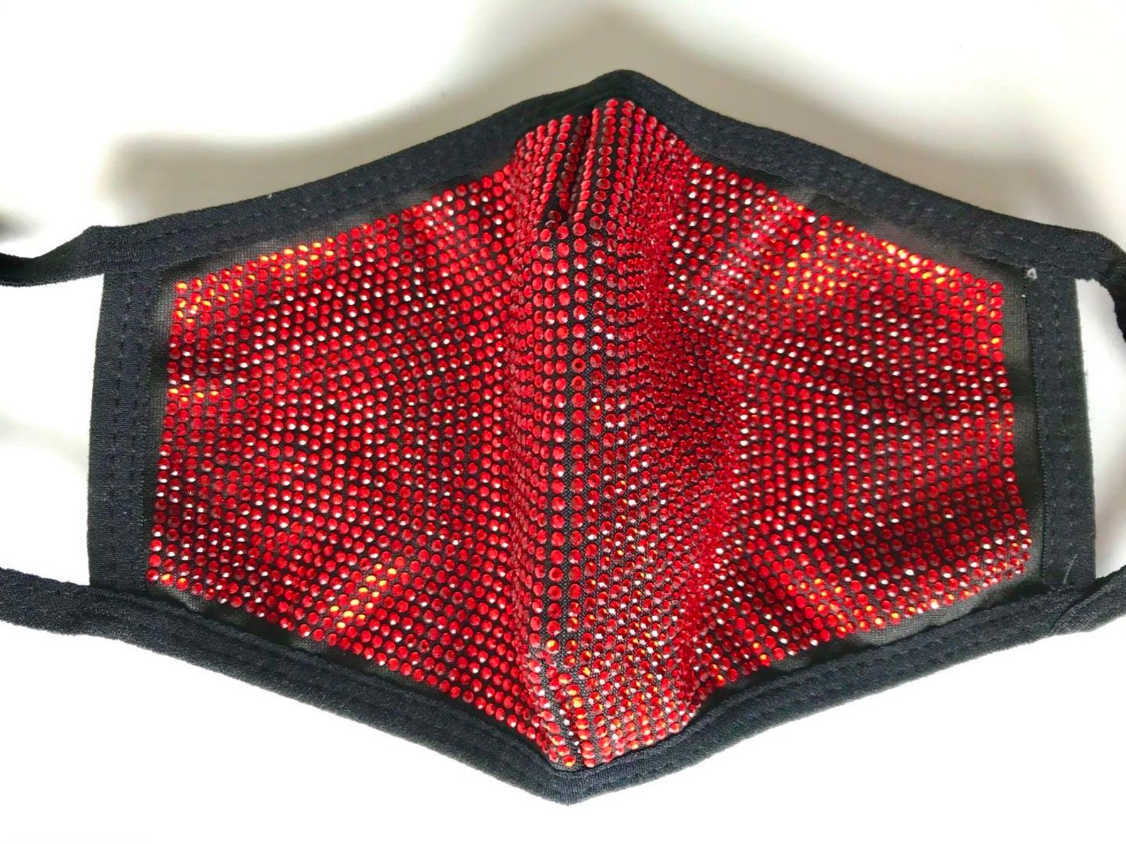 Fashion Masks Designer Mask Rhinestones Masks With Etsy