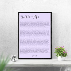 Little Mix Little Me Lyrics Song Poster A5 A4 A3 image 6