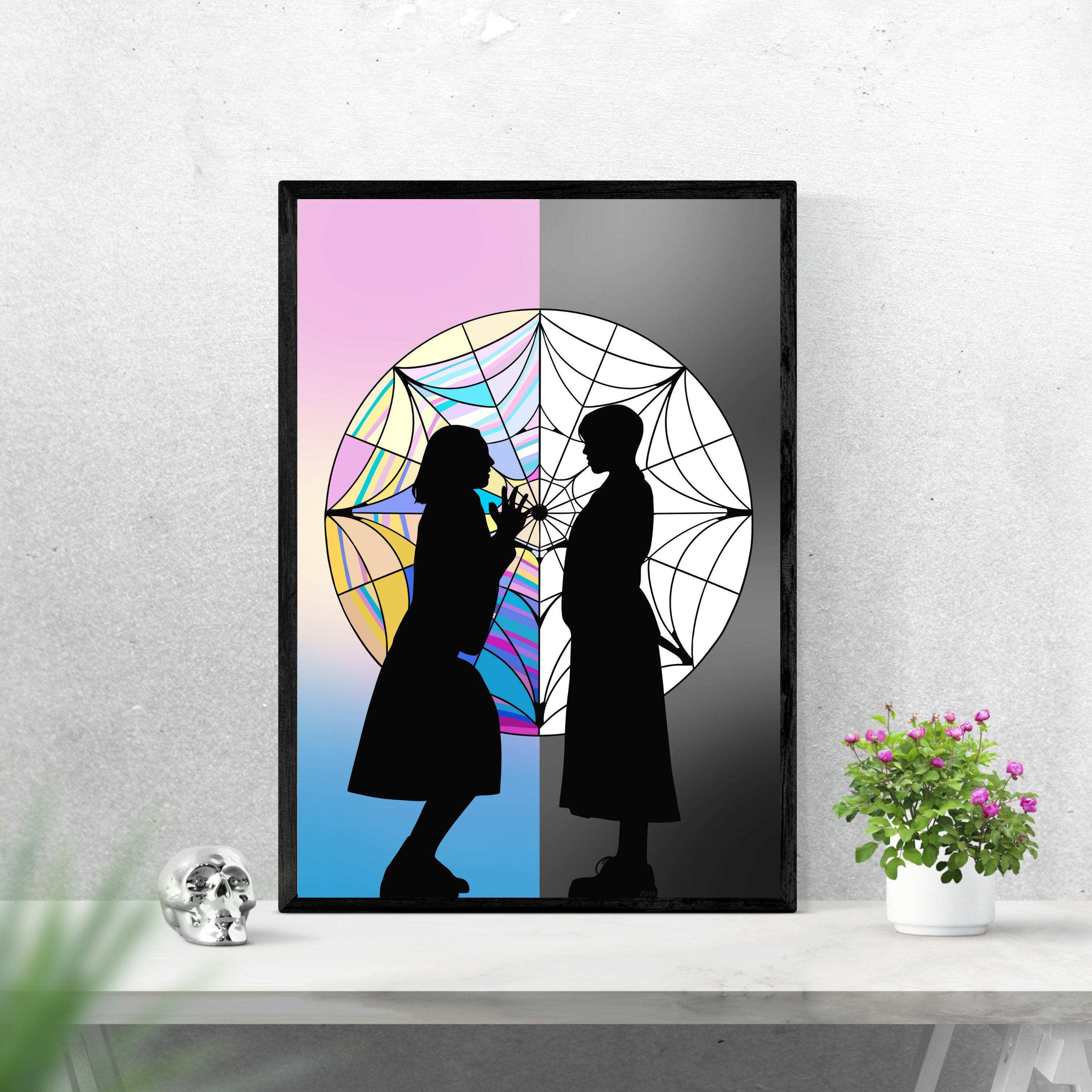 Wednesday Addams and Enid Sinclair Poster | Enid and Wednesday's