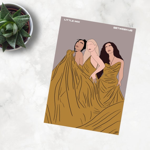 Little Mix Poster | Between Us Drawing Confetti Sweet Melody Break