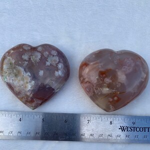 Flower Agate Heart