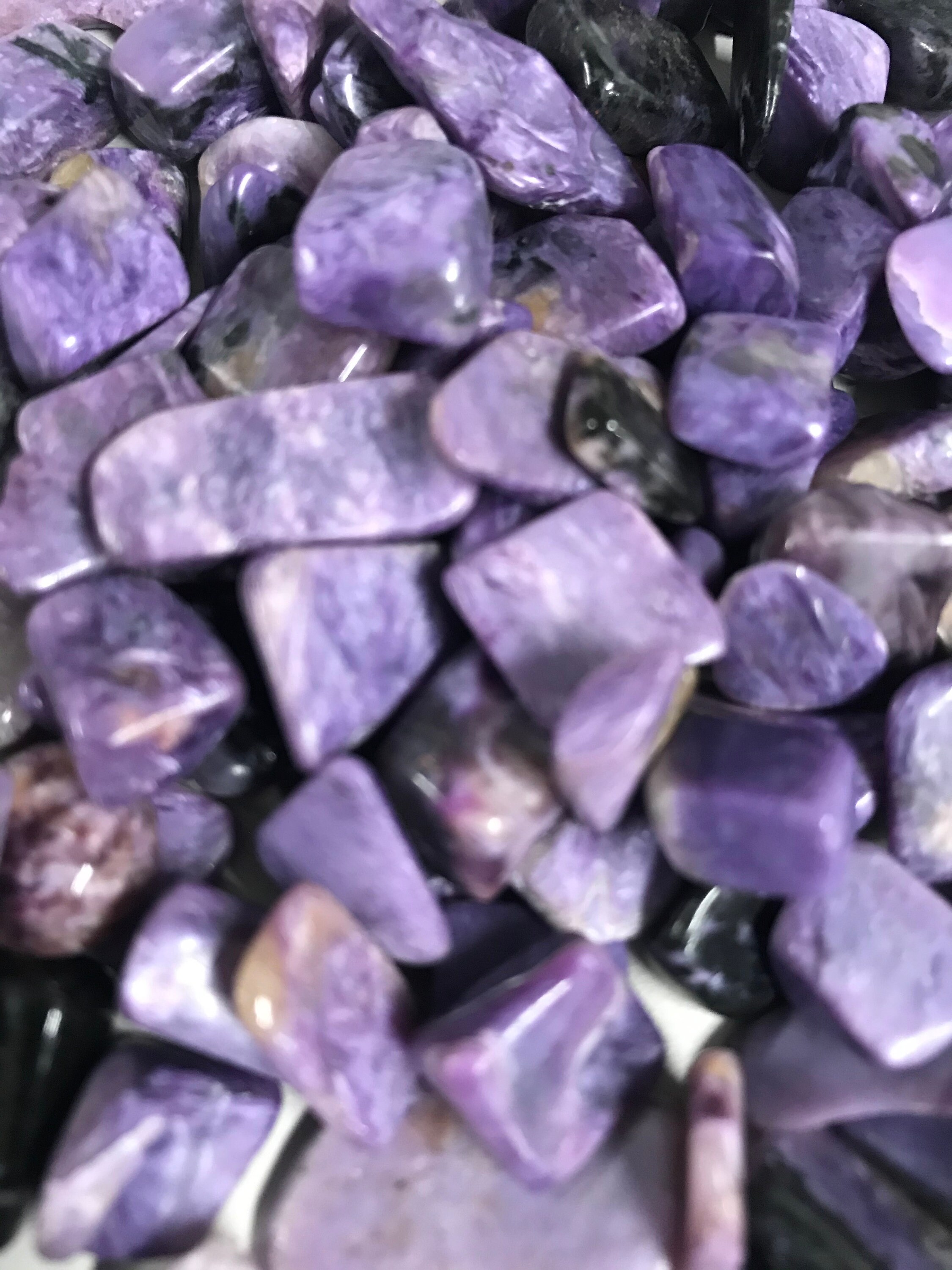 Charoite Chips 25g Charoite Tumbled Charoite Charoite Chips 25g Charoite Tumbled Charoite