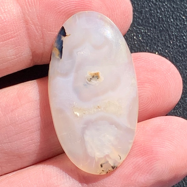 Flower Agate Cabochon Oval