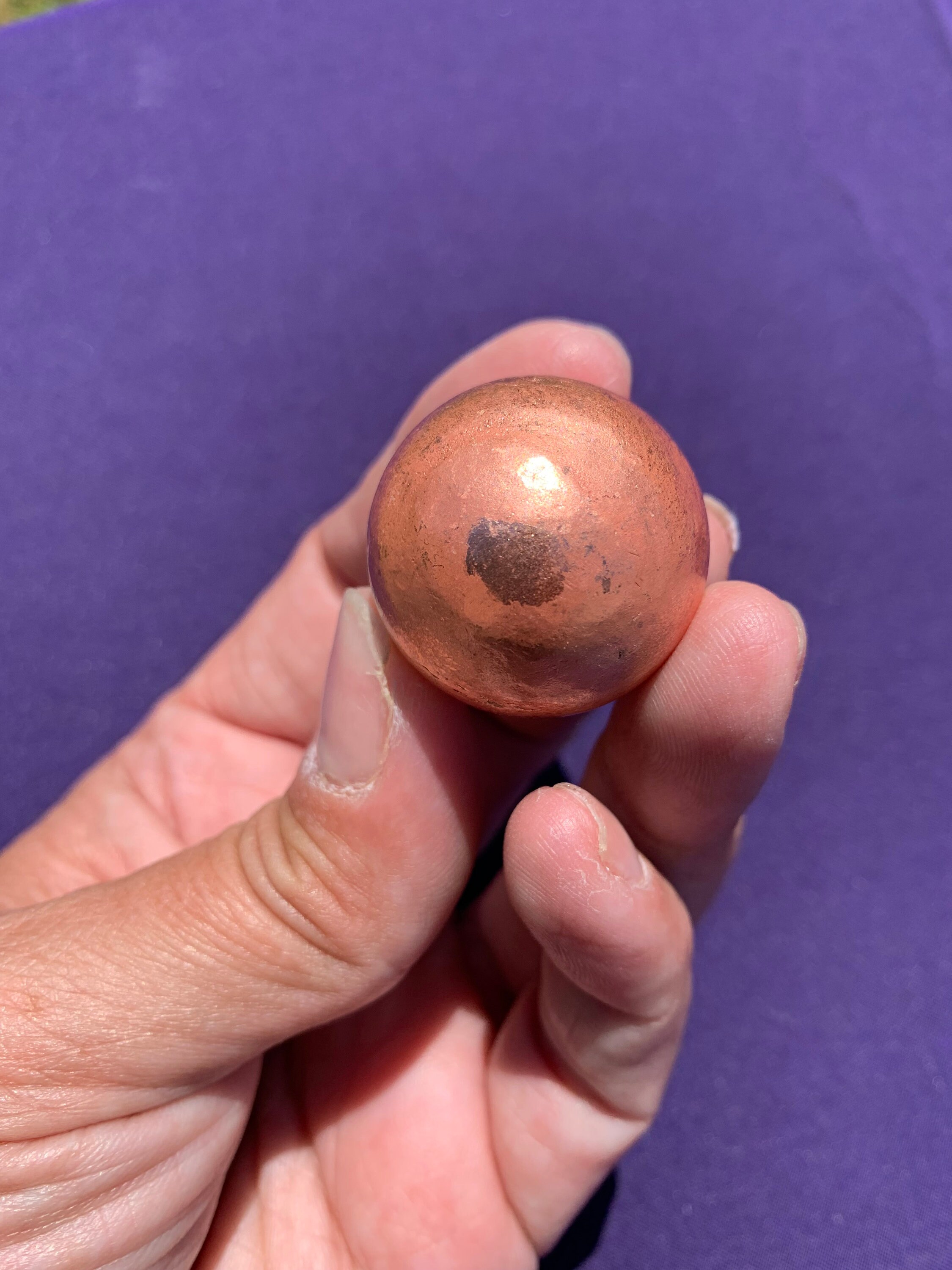 Solid Copper Sphere 2930 mm Etsy