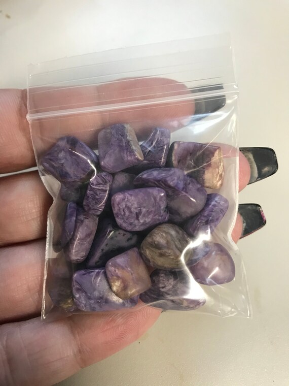 Charoite Chips 25g Charoite Tumbled Charoite Charoite Chips 25g Charoite Tumbled Charoite