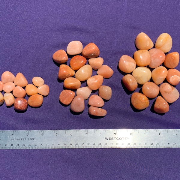 Pink Aventurine Tumbles Pocket Stone 3 sizes