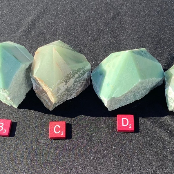 Green Aventurine Polished Top, Cut Base, Rough, Polished, Point, Generator, Crystal