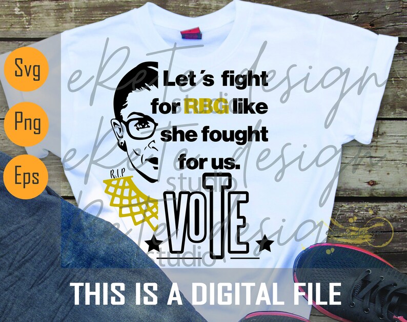 Download Ruth Bader Ginsburg svg bundle NOTORIOUS RBG Svg Files | Etsy