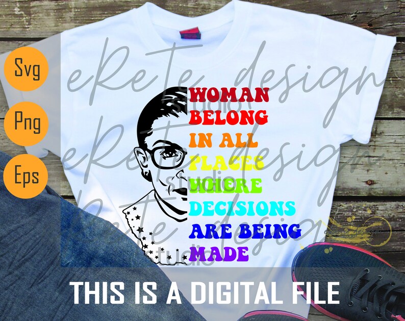 Download Ruth Bader Ginsburg svg bundle NOTORIOUS RBG Svg Files | Etsy