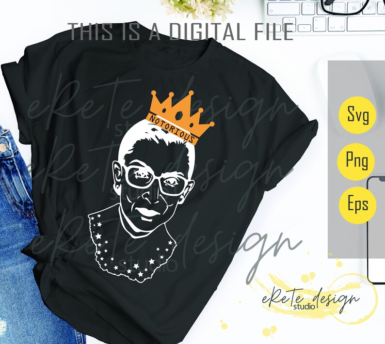 Download Ruth Bader Ginsburg svg bundle NOTORIOUS RBG Svg Files | Etsy