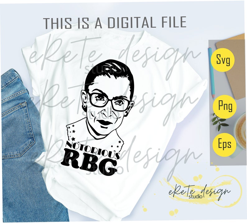 Download Ruth Bader Ginsburg svg bundle NOTORIOUS RBG Svg Files | Etsy