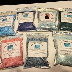 Sparkling Shimmering Bath Salts, Bath Shimmer, 1.5 Pound Bag of Shimmering Bath Powders, Liquid Satin Bath Water, Buy 2 Get 1 Free