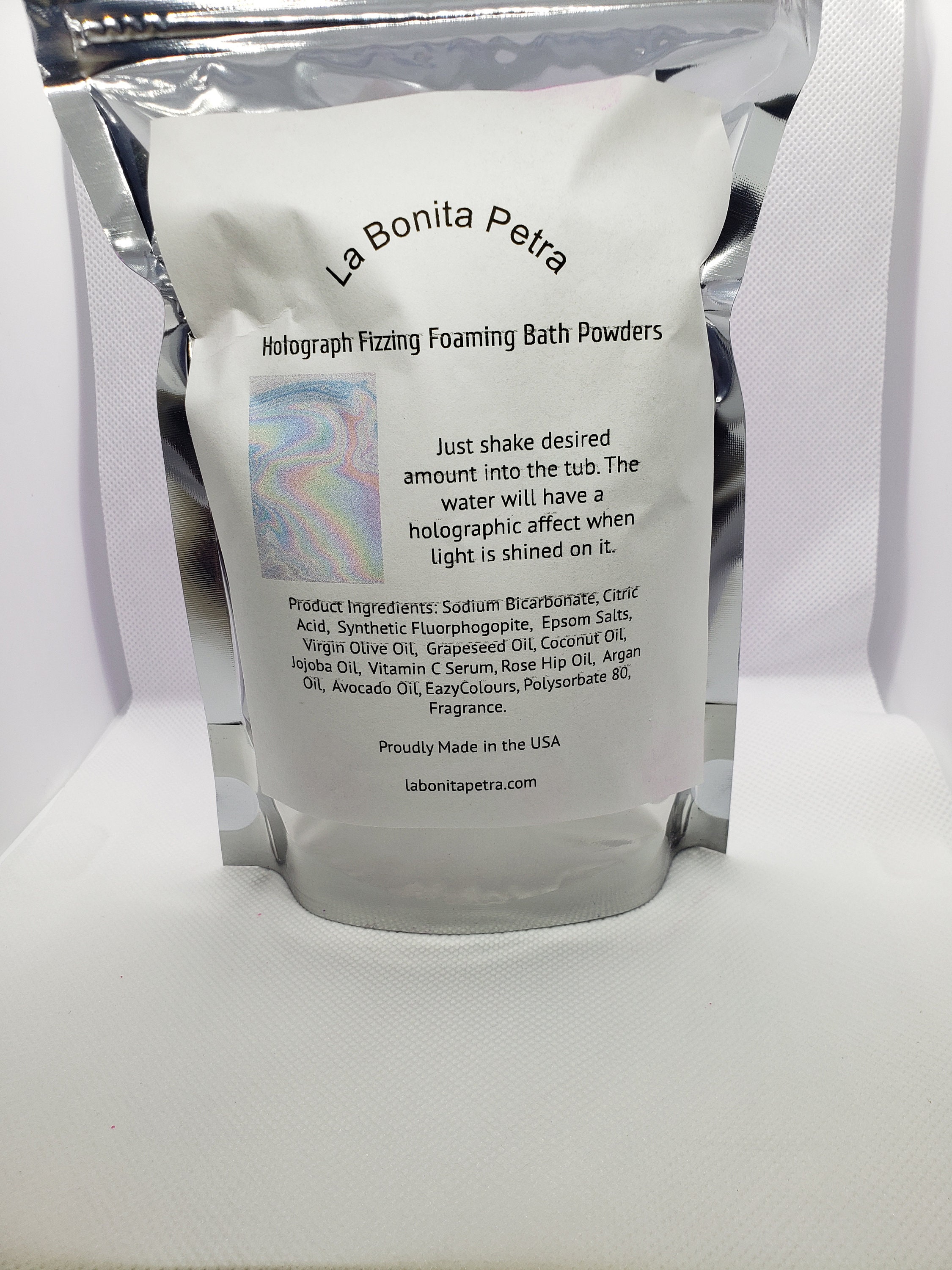 Shimmering Liquid Satin Bath Powders 12 Ounce Resealable Bag Etsy