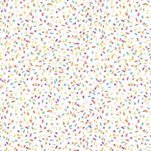 Donut Sprinkles Chocolate Colorful Fabric by the Yard Brown Etsy