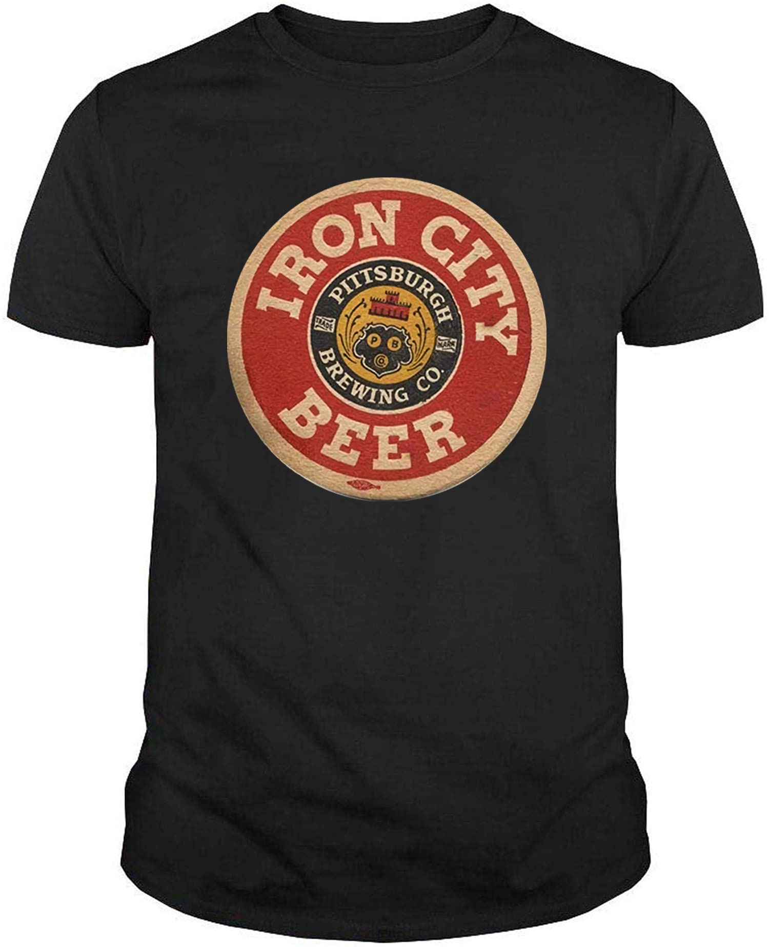 Men's T Shirt Ironcitybeerpittsburghbrewingco Shirt Etsy