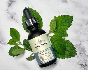 Lemon Balm Tincture, Certified Organic