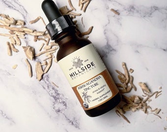 Ashwagandha Tincture, Certified Organic