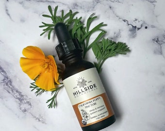 California Poppy Tincture, Certified Organic