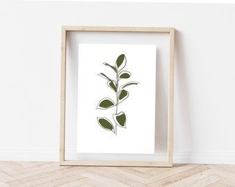 Minimal Plant Art