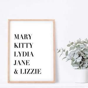 Pride and Prejudice Wall Print