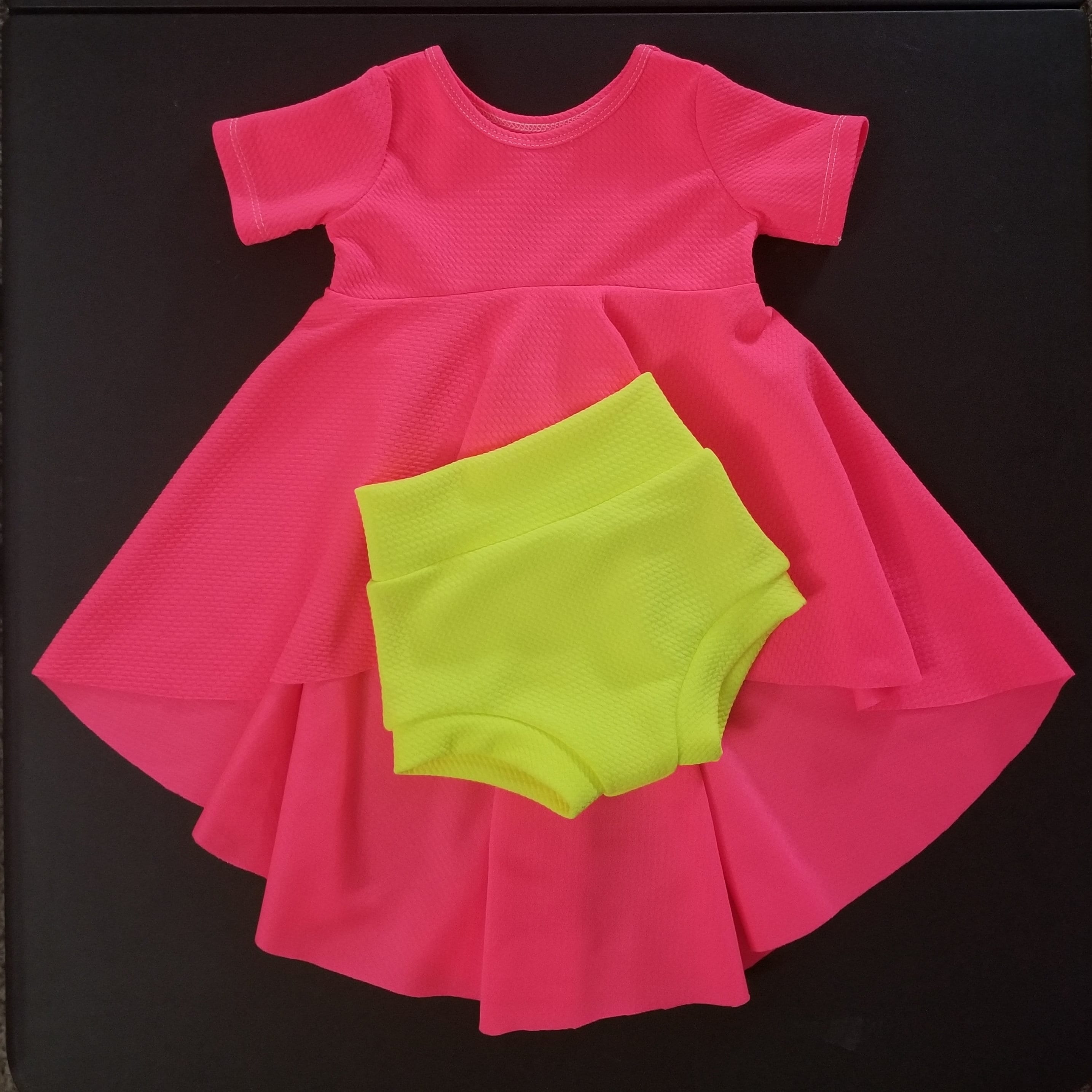 Neon Extreme High Low Peplum Top Dramatic High Low Peplum - Etsy Australia