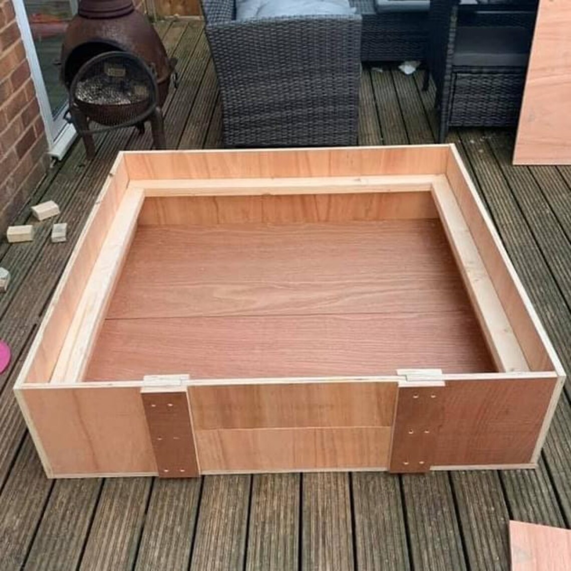 Whelping Box 48x48x12 With Free Rails and Delivery Included Etsy