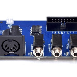 Módulo de control de voltaje para sintetizador modular MIDI a CV: puerta, disparo, tono, módulo Eurorack.