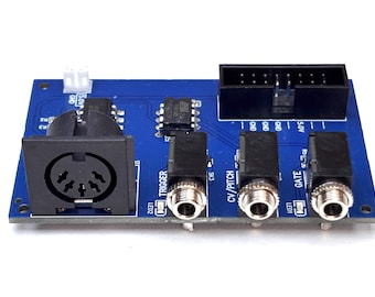 Módulo Eurorack de controle de tensão MIDI para sintetizador modular CV - Gate, Trigger, Pitch