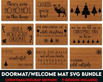 Download Holiday Doormat Svg Etsy