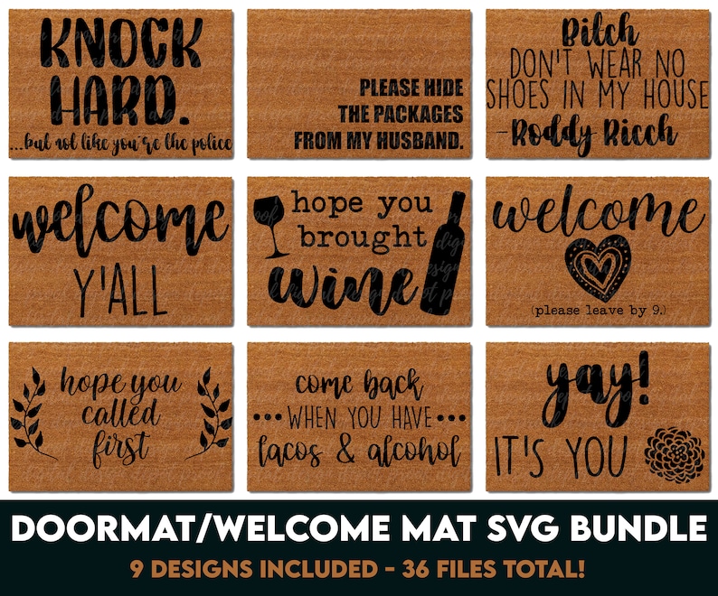 Download Doormat Mat Svg Bundle Doormat Svg Welcome Mat Svg Doormat | Etsy