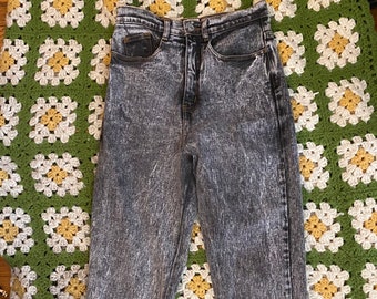 Vintage 80’s Black Acid Wash Jordache Highwaisted SkinnyJeans