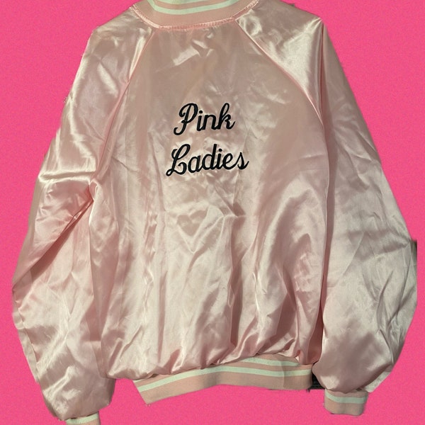 Pink Ladies Jacket Etsy