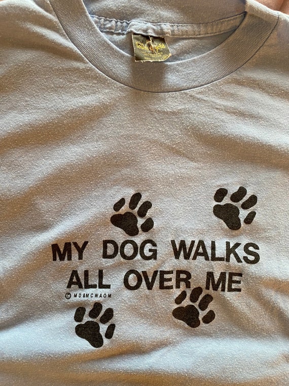XL vintage 80s/90s dog shirt, vintage dog shirt, d