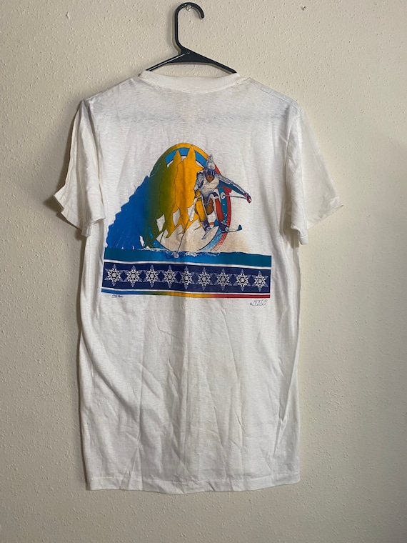 80’s NOS Skiing Shirt/ Hi Cru by Stedman