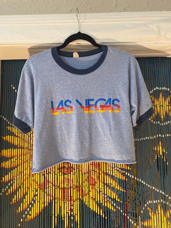 Vintage Las Vegas 80’s Screen Stars Crop Top
