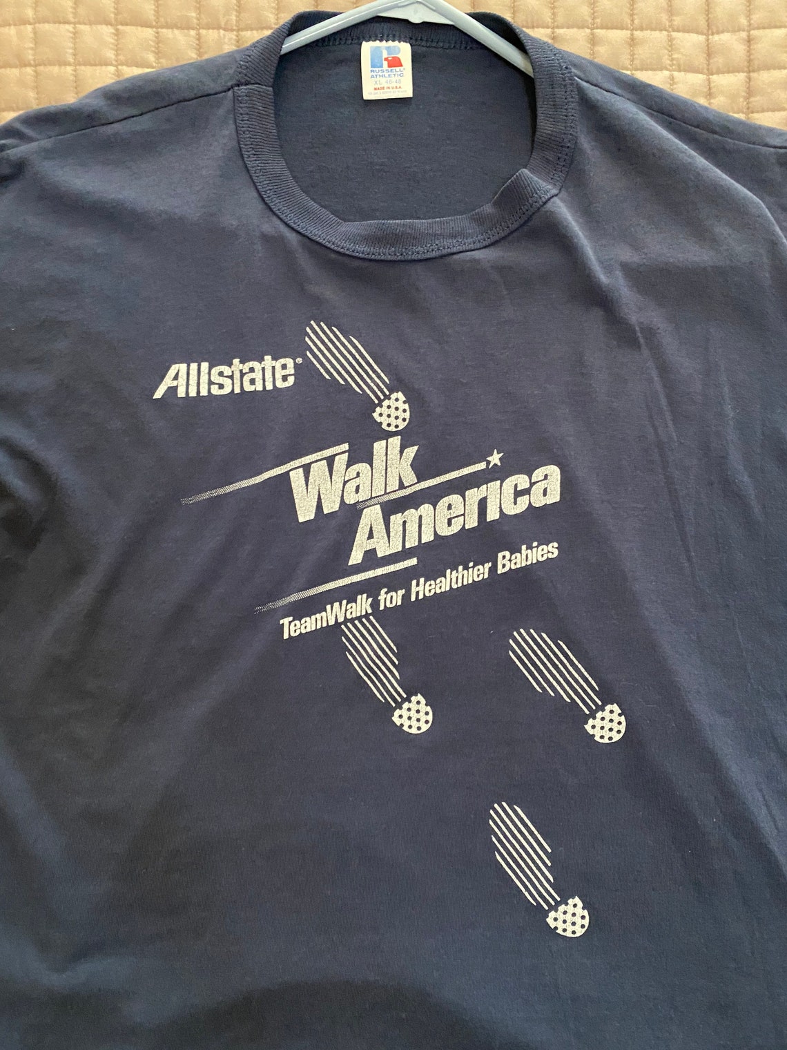 Vintage Russell t shirt vintage Allstate shirt vintage | Etsy