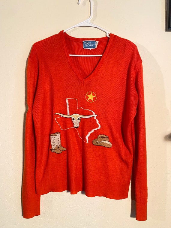 70’s Leroy Knitwear/ Vintage Texas Sweater