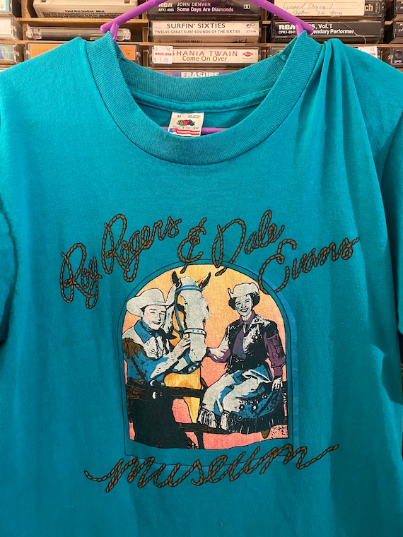 M, 1990s Roy Rogers shirt, Roy Rogers and Dale Eva