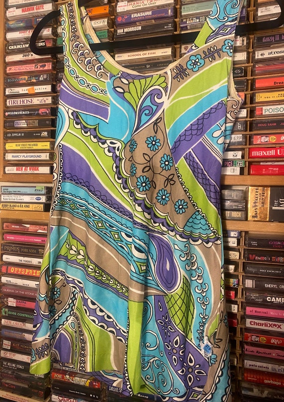 1970’s Groovy Floral Tank Top - image 2