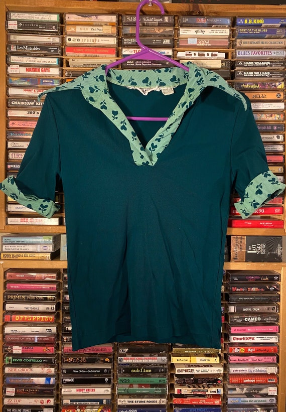 70’s Cuffed Sleeve Blouse by Starlight Trading Co.