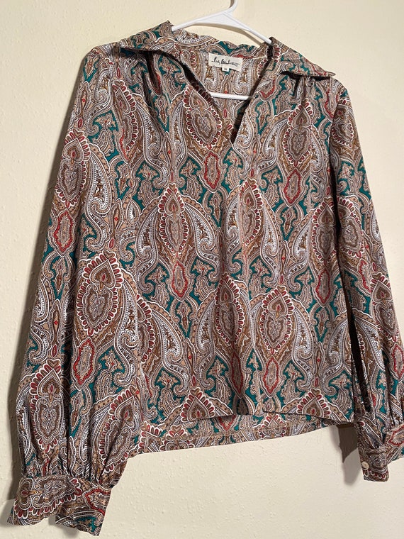 70’s Lady Manhattan Silky Blouse