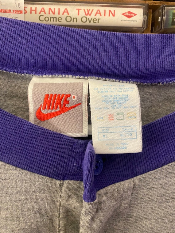 XL, 90s Nike shirt, 90s Nike Henley shirt, vintag… - image 2