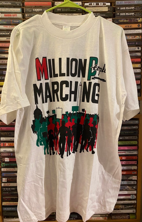 XL, 1995 million people marching original shirt, v