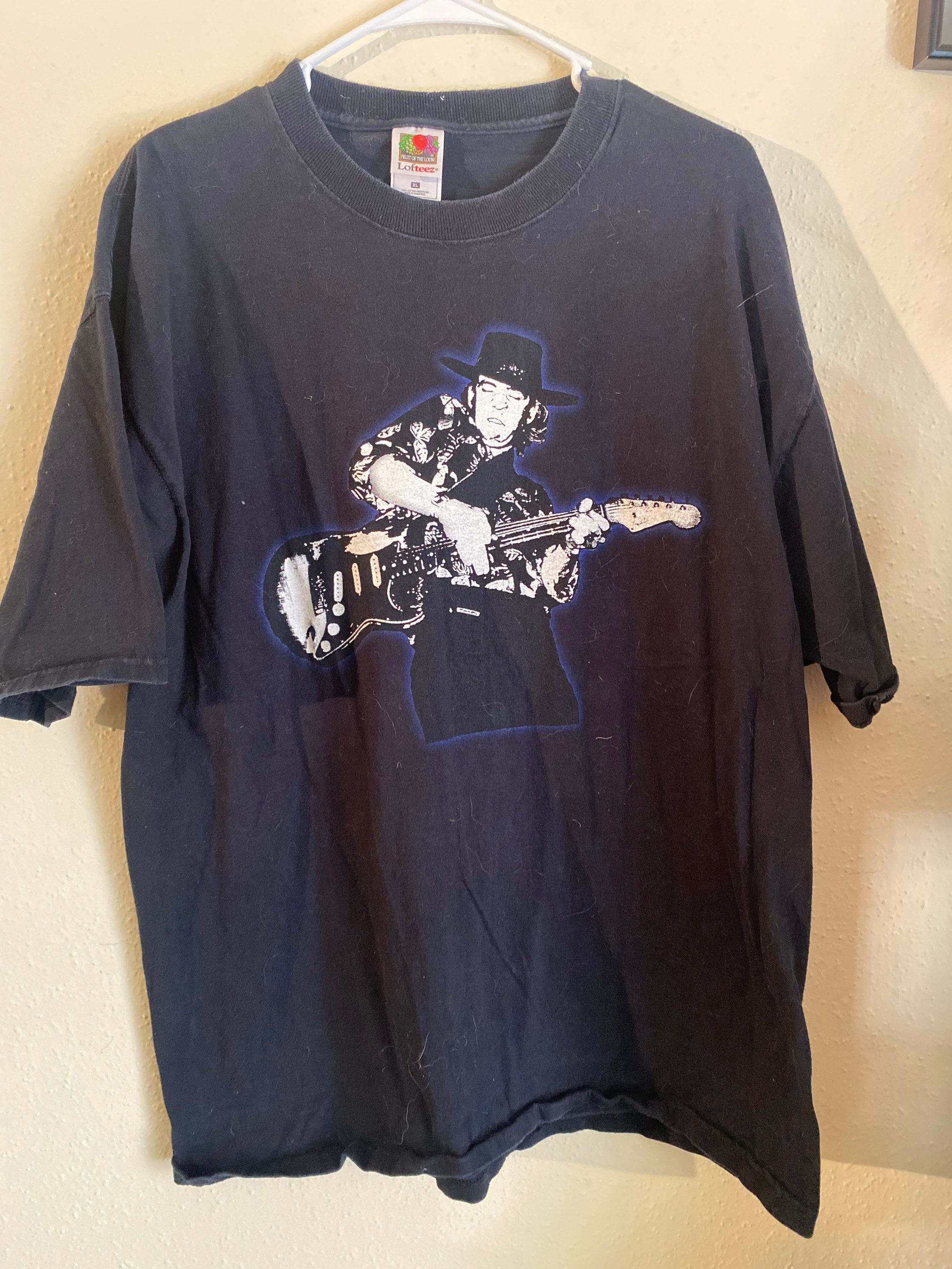 Discover XL, 90s Stevie Ray Vaughan shirt, Vintage Stevie Ray Vaughan shirt